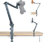 Adjustable Microphone Arm Stand Boom Metal Camera Desktop Holder Clamp Mount K