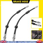 2x Front Brake Hose Pipe For Opel Vivaro A 01-14 Renault Safrane Trafic Vauxhall