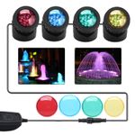 Aquarium Fish Tank LED Spotlight Underwater Pond Lights Landscape Lamp for Pool