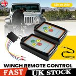 Wireless Winch Remote Control Kit for Jeep Truck ATV SUV 12V Switch Handset UK