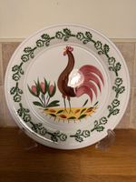 A Portmeirion vintage  "Ceiliog Llanelly". 8.5 Inch Plate, Cockerel -vgc