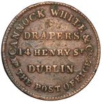 Ireland Victoria Dublin and Cork Cannock White & Co Farthing Token – Copper