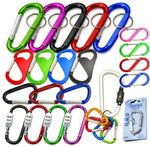 Carabiner Clip Snap Hook Small Key Ring Camping Sports Karabiner 50 x 24 x 12