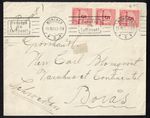 German Reich 1923 Cover INFLA to Sweden 3x BU Munich 15.10.1923