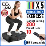 Power Vibration Plate Exercise Body Shaker Massager Vibrating Machine Platform