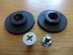 2 x Original APC toolless PDU mounting peg spacer bracket