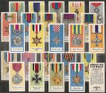 GLENGETTIE (TEA)-FULL SET- MEDALS OF THE WORLD 1959 (BLACK BACK 25 CARDS)