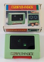 Vintage Comput-A-Dice Automatic Friction Powered Dice Battery Operated Japan