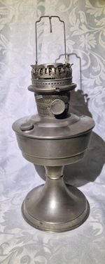 Vintage Super Aladdin Nickel Kerosene Oil Lamp Base – British Made