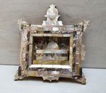 Antique Collectible Mecca Region Handmade Mother of Pearl Ottoman Empire Altar