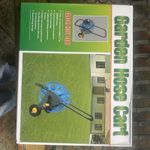 Garden Hose Reel Trolley Portable Water Pipe Free Standing Hose Cart Holder