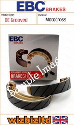 Honda C 90 Cub 1984-1996 EBC Front Brake Shoe [Grooved] [Springs Included]