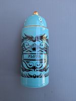 Vintage Portmeirion Dolphin Sifter In Turquoise, Flour 1960's