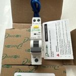 DANSON Compact RCBO 6kA 1P+N B Curve 30mA Type A Single Module 6A