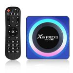 Acrylic X88 Pro 13 8K Ultra HD Android 13.0 Smart TV Box with Remote Control, RK