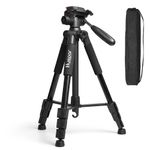 Huepar 56-inch/143cm Laser Level Adjustable Tripod Use with Line Lasers