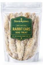 1Kg Rabbit Ears with Fur for Dog 100% Natural Pet Treat Dog Snacks Food