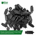 Greenhouse Bubble Wrap Insulation Clips, Plastic, Conservatory, Garden Room