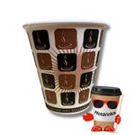 10oz Mocha Single Wall Paper Cups