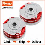 2x Pack Double Autofeed Spool & Line For Flymo Strimmers & Trimmers alt. FLY021