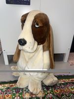 Vintage Large 24" Tall Hush Puppy  Plush Basset Hound Dog, Rare