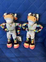*BNWT* 2 x Birmingham 2022 Commonwealth Games Perry Bull Mascot Soft Plush Toy 