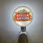 Brand New Stella Beer Badge! Stella Beer Lens! Stella Pump Badge! Frog Eye Lens