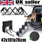 Portable Folding Pet Dog Car Boot Access Steps Ladder Stairs Strong Lightweight