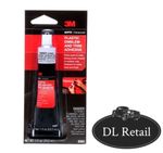 Car Truck Plastic Emblem and Trim CLEAR Adhesive 1oz 3M 03601