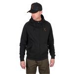 Fox Collection LW Hoodie Black & Orange Zipped Hoodie - All Sizes