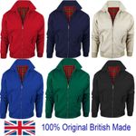 HARRINGTON JACKET MENS CLASSIC RETRO SCOOTER 1970'S VINTAGE BOMBER MOD COAT TOP