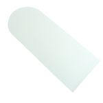 Arch Shape Reusable Whiteboard Sticker Yellow Adhesive Wall Dry Erase Memo Pad
