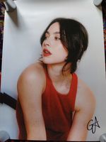 SIGNED GRACIE ABRAMS SIGNED /AUTOGRAPH SECRET OF US AUSTRALIAN ONLY POSTER