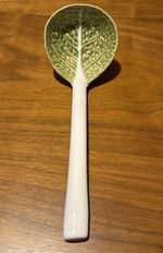 Vintage Portugal cabbage ware original tureen LADLE ONLY  cabbageware Portuguese