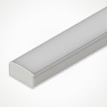 LED Aluminium Profile w/ Cover, End Caps LEDBRITE 2M/6.6FT Surface Mount Channel