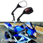 For Suzuki GSXR 1000 K5 K6 K7 K8 K9 2005-2015 Motorcycle Mirrors LED Turn Signal