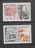 FRANCE 1964 20th Anniversary of Liberation pr (2nd) vf MINT MNH SG 1652 -1653