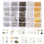 Jewellery Making Kit Findings Repair Set Tools Starter Earrings Necklace In Box
