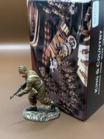 King & Country WW2 British Commando Advancing Tommy Gun With Box Retired DD256