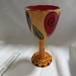 Goblet - Hand Painted  ‘Love Comes In all colours’