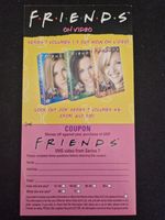 Friends On Video Series 7 - 2001 - Double Sided Leaflet/Flyer #W922