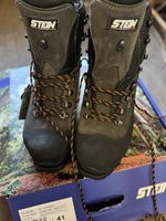 Stein Defender Max Chainsaw Boots - Grey - 2025 Model SIZE 7  / 41
