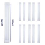 Led Batten Tube Light 72W 6FT Lamp 7200 Lumen Ceiling Lighting Garage Shop 6500K