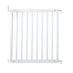 Safetots Baby Stair Gate Wooden Simply Safety Gate White 72cm - 79cm RETURN