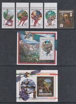 Madagascar 1992 Mint MNH Winter Olympic Games Skiing Speed Skating Ice Hockey
