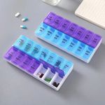 NEW Weekly Daily Pill Box Organiser Tablet Medicine Storage Dispenser 7 Day Nigh