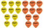10 x Jazz lll Shape Quality Small ABS Guitar Picks -Thin 0.46mm or Medium 0.71mm