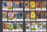 Dr Doctor Who Complete 24 Weetabix 1977 Cards Set with 16 still attached - RARE