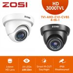 ZOSI 1080P CCTV Security Camera Dome IR Night Vision Home Outdoor 4IN1 AHD TVI