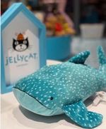New Jellycat Gobfrey Whale Shark 40cm Plush Toy - Gift Ready with Tag & Dust Bag
